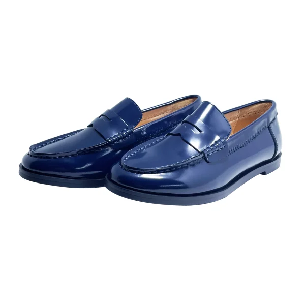Light Weight Fashion Single Flats Breathable Genuine Leather Shoes for Women - Image 2