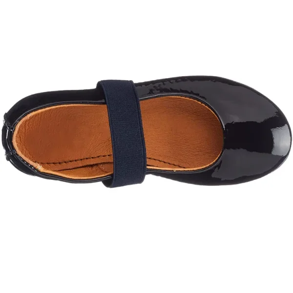 Light Weight Hard-wearing Elastic Band Fashion Dancing Flats Leather Shoes for Ladies - Image 5