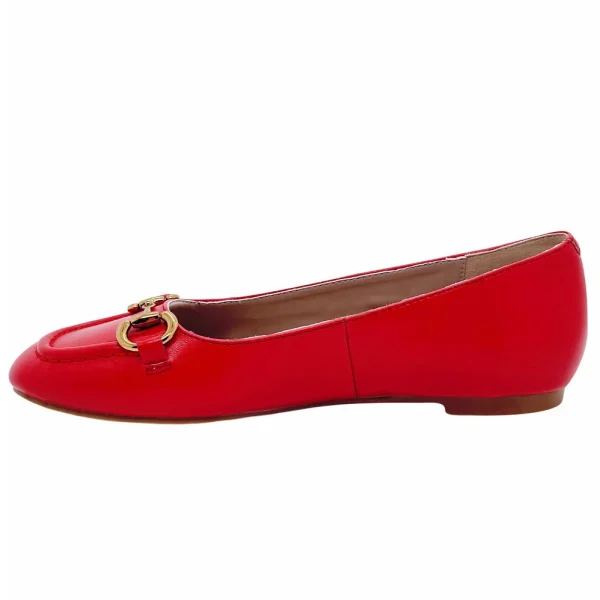 Price Comfortable Rubber Sole Genuine Leather Shoe Leather Flats Shoes for Women - Image 3