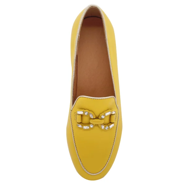 Professional Design Hard-wearing Comfortable Rubber Sole Slip-on Genuine Leather Shoes - Image 2