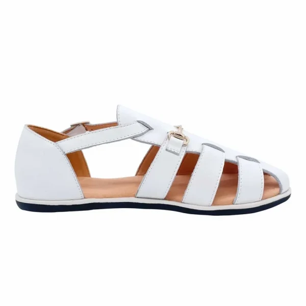 Best-selling Unique Design Price Genuine Leather Flat for Women Sandals - Image 4
