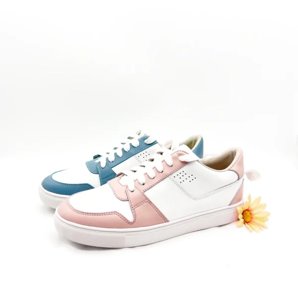 100% Genuine Leather Breathable Classic Leisure Casual Sneaker Shoes for Women - Image 3