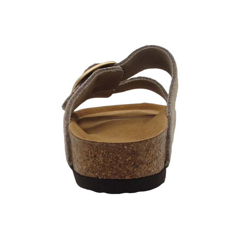 High Quality Cork Clogs Sandals with Minimalist Buckle Adjustable Sole Real Leather Natural Support-Expert Manufacturer - Image 6